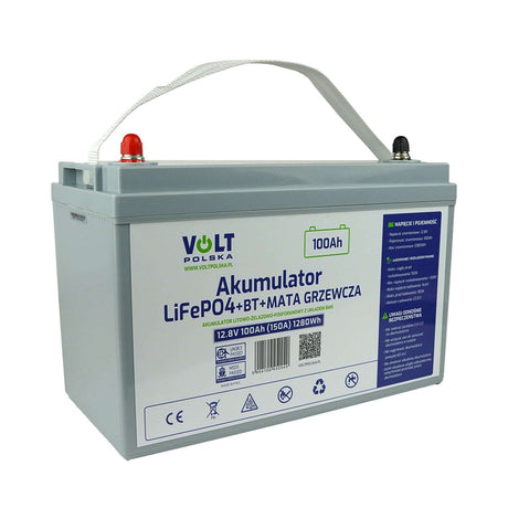 LiFePO4 Smart Akku 12,8V 100Ah – Bluetooth & Heizung