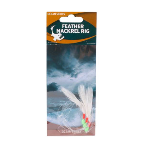 Eurocatch Makrelen Rig mit 3 Haken White