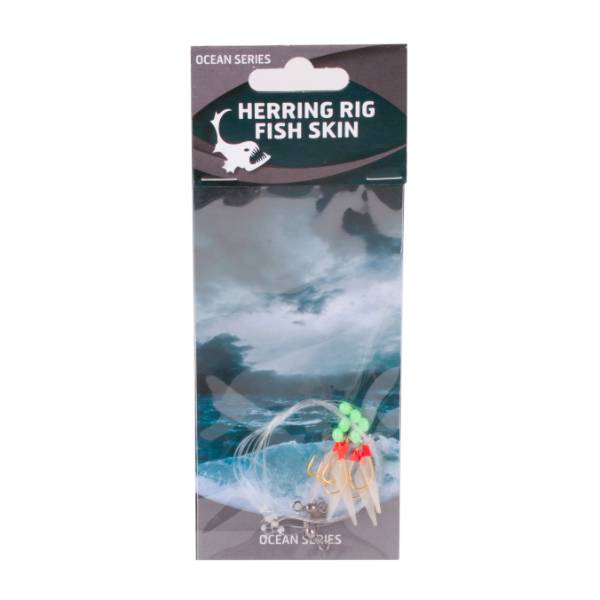 Hering Angelset Küste mit Rute Rolle Schnur und Heringsvorfach