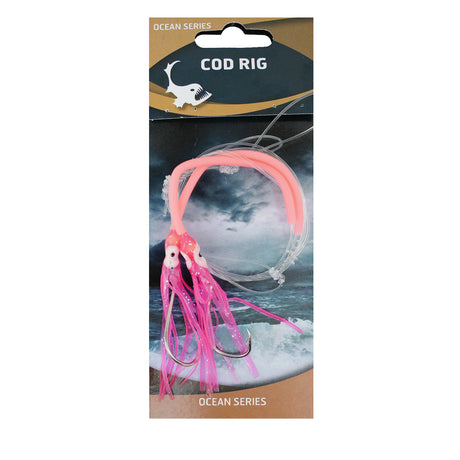 Eurocatch Dorsch-Rig Rosa Leuchtend 2 Haken 5/0