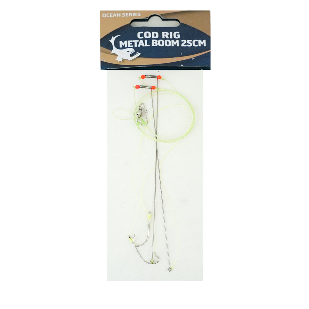 Eurocatch Dorsch-Rig Metallausleger 25cm 2 Haken 5/0