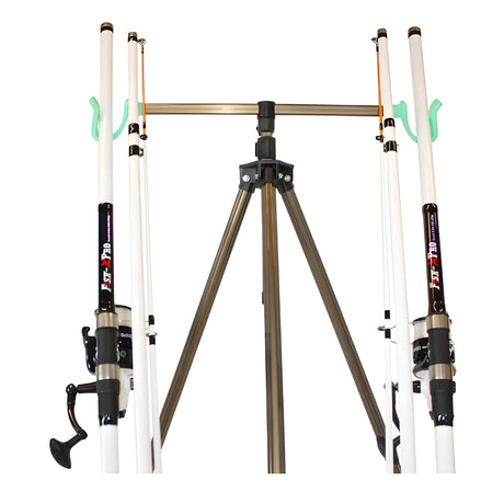 FISH-XPRO Beach Pro DeLuxe Brandunsgangeln-Set 2-Ruten 3,90m