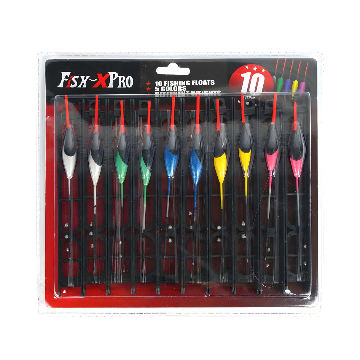 FISH-XPRO Fertige Rigs auf Karte 10 Stück