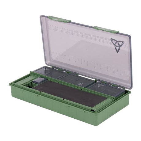 X2 Karpfenbox Grün 9-teilig Zubehör