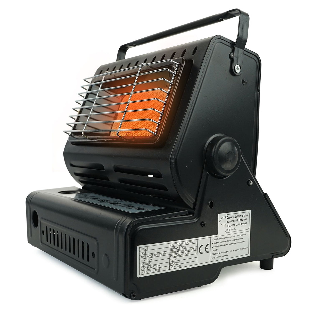 Eurocatch Butangas Campingheizung – tragbar & stufenlos verstellbar