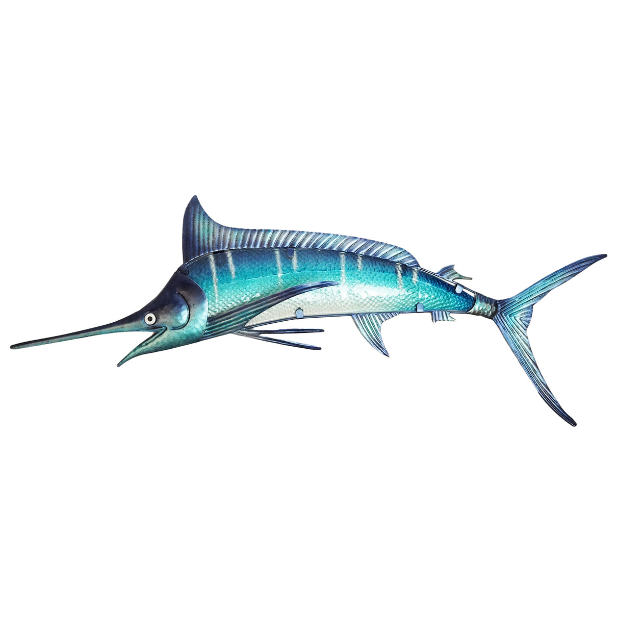 Eurocatch Marlin Wanddekoration 95cm 3D Metall & Glas Kunst