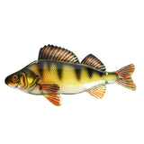 Eurocatch Barsch Wanddekor-Set 3-teilig – 3D Metall & Glas 40 cm