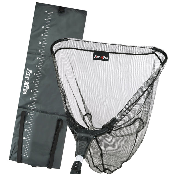 FISH-XPRO Allround Kescher Set – 50x50cm & Abhakmatte