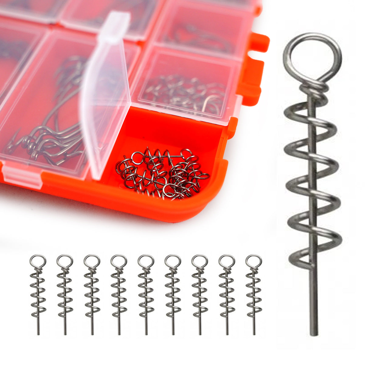FishXpro Haken & Blei Set 201-tlg. inkl. Tacklebox