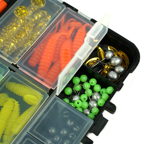Fish-XPRO Raubfisch-Angelset 205-teilig – Komplettset für Zander & Hecht