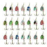 FISH-XPRO Spinner Set – 31-teilige Spinner mit praktischer Tacklebox