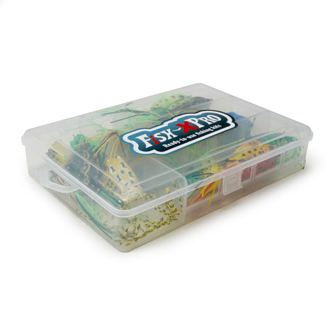 FishXpro Frog Vorteilset – 16-teilig für Barsch und Hecht