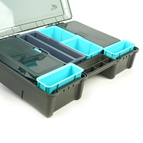 JVS Match Tackle Topbox Wasserdicht – Angelkoffer 35x25x8cm