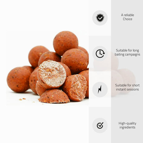 Tasty Baits Mulberry Boilies 20mm 10kg – hochwertige Karpfenköder