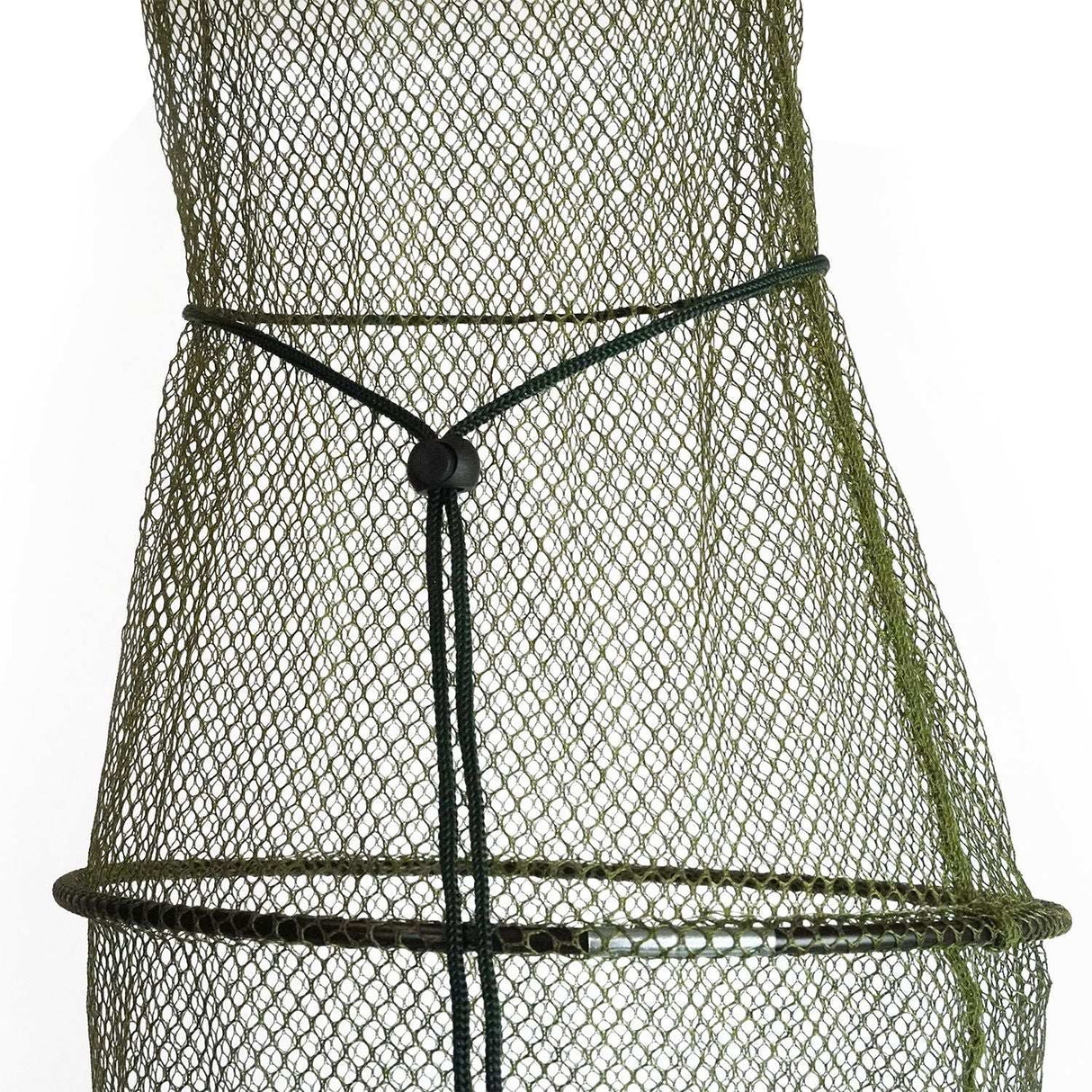 Eurocatch Garnelen Netz L Set mit 2 Netzen Aufbewahrungsnetz 30 cm und Holzstiel 107 cm