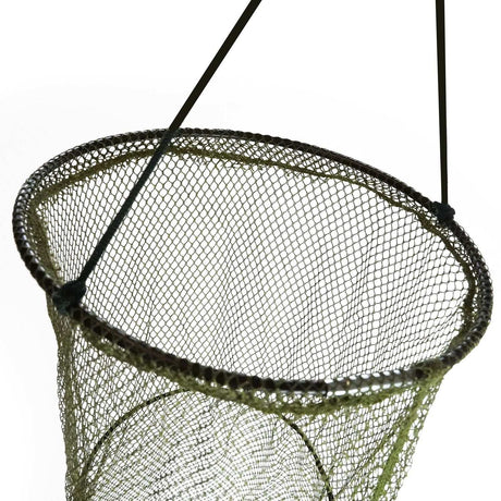 Eurocatch Garnelen Netz L Set mit 2 Netzen Aufbewahrungsnetz 30 cm und Holzstiel 107 cm