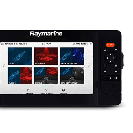 Raymarine Element 9 HV CHIRP Sonar HyperVision Fishfinder
