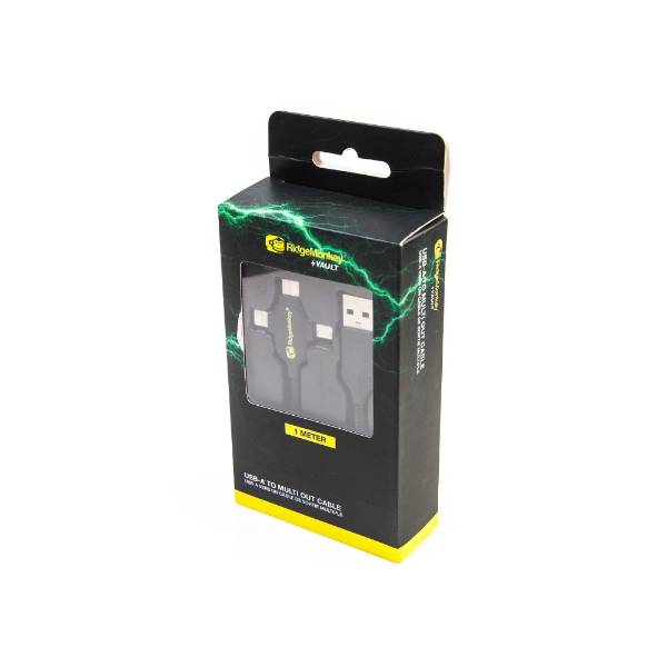 Ridgemonkey Vault USB-A Multi-Ladekabel 1m