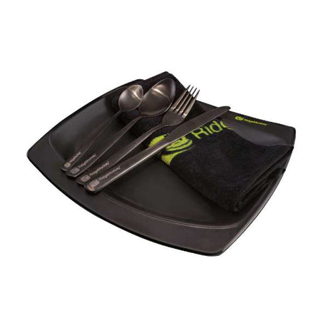 Ridgemonkey SQ DLX Teller & Besteck Set