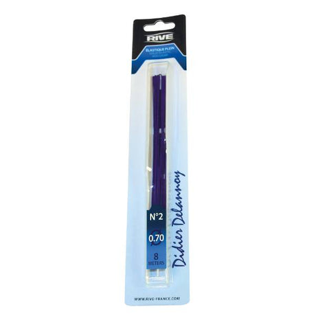 Rive Angel-Elastik Nr. 2 8m Lila 0.7mm