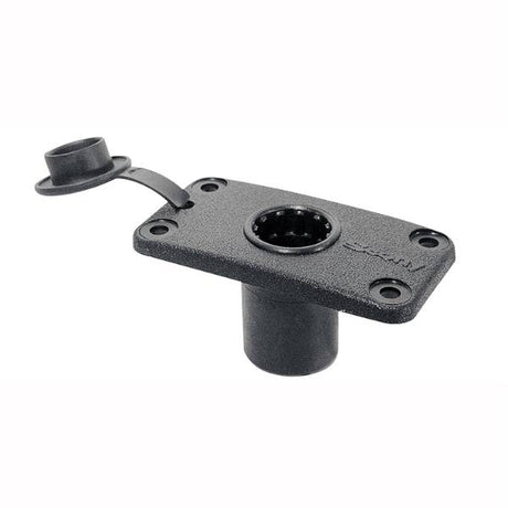 Scotty Runde Flush Deck Halterung Schwarz