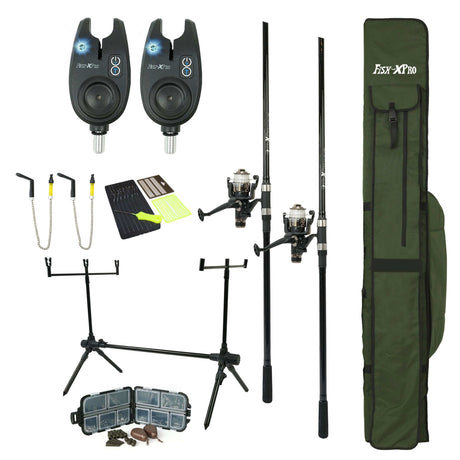 FISH-XPRO Karpfen-Set Pro Improve 3-Rod 96-teilig