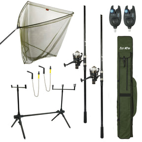 FISH XPRO Karpfenset Improve Deluxe – 2 Ruten komplett