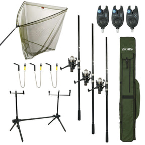 FISH-XPRO Karpfenset Pro Improve Set – 3 Ruten komplett