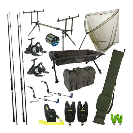 X2 Karpfen-Deluxe-Set 2-Ruten-Komplettset