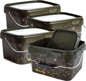 X2 Bat Tackle Camouflage Eimer 4er-Set 5L