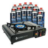 Eurocatch Outdoor Gaskocher + Gaskartuschen