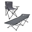 Eurocatch Campingstuhl & faltbares Feldbett – Set