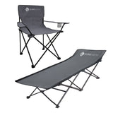 Eurocatch Campingstuhl & faltbares Feldbett – Set
