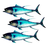 Eurocatch Thunfisch-Wanddekor-Set – 80 cm 3D Metall & Glas