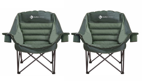 Eurocatch Comfy Club Chair XXL - Klappbar mit 2 Getränkehaltern
