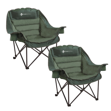 Eurocatch Comfy Club Chair XXL - Klappbar mit 2 Getränkehaltern 2
