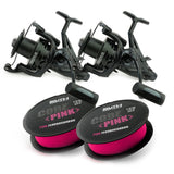 Faith Proteus Freerunner LC 8000 Set – Karpfenrollen-Set mit Fluorocarbon-Schnur