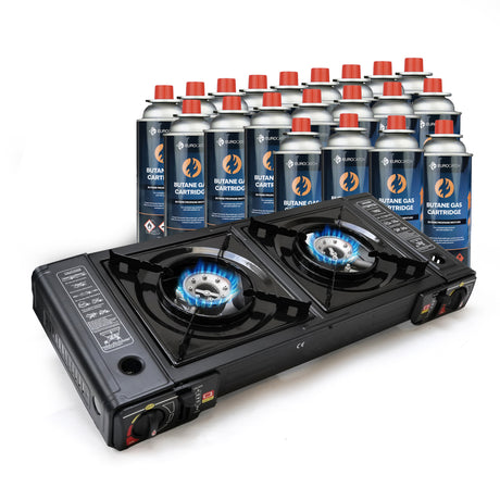 Eurocatch Dual-Gasherd | 2-Flammen-Gasherd 2.0