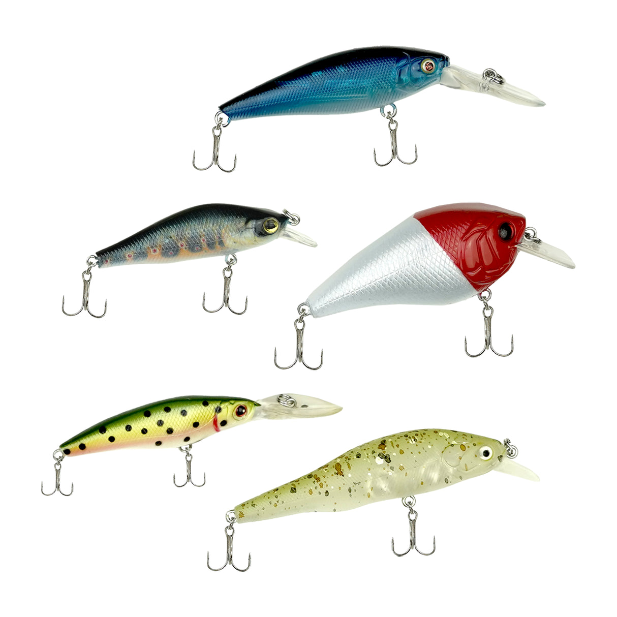 Fish-Xpro Köder-Set Wobbler-Set 25-teilig