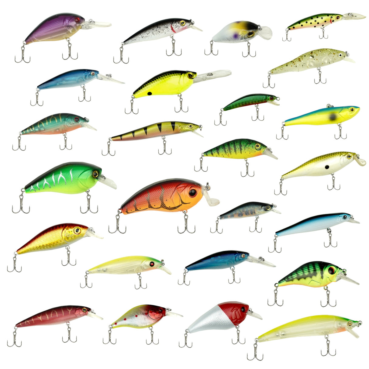 Fish-Xpro Köder-Set Wobbler-Set 25-teilig