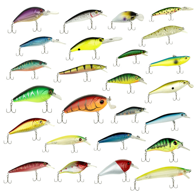 Fish-Xpro Köder-Set Wobbler-Set 25-teilig