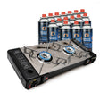 Eurocatch Dual-Gasherd - 2-Flammen-Campingkocher 2.0 420