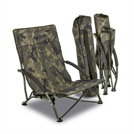 Solar Undercover Camouflage Faltstuhl Niedrig