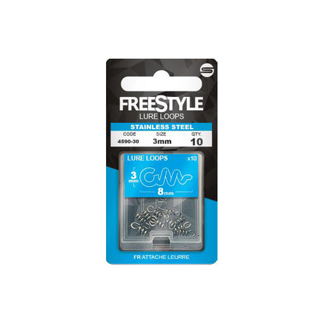 Spro Reload Edelstahl-Köderschlaufe 3mm 10 Stk.