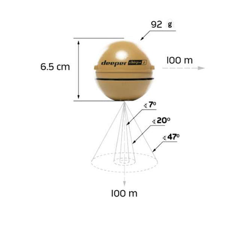 Deeper CHIRP+ 2 Fischfinder