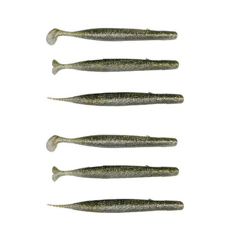 Savage Gear Gravity Stick Paddletail 14cm 15g Green Silver UV