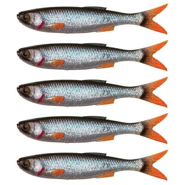 Savage Gear Craft Dying Minnow Shad 10cm, 5.5g (5er-Set) Roach