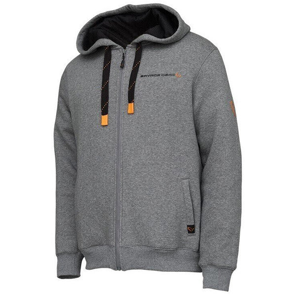 Savage Gear Classic Zip Hoodie XL Grey Melange