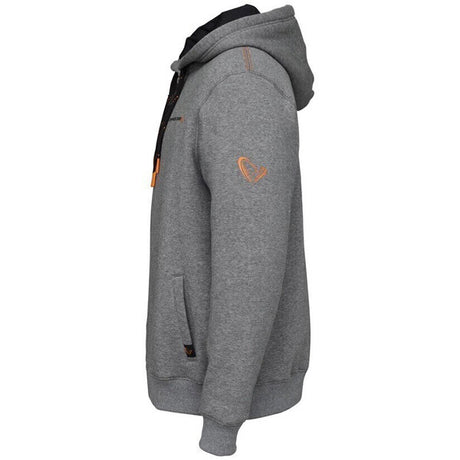 Savage Gear Classic Zip Hoodie S Grey Melange