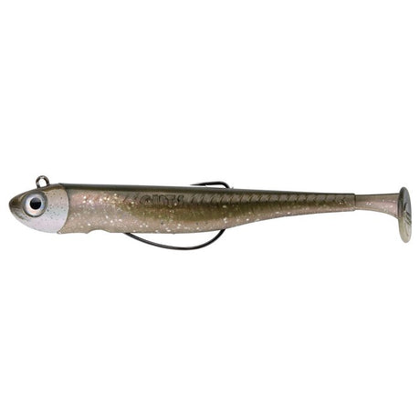 Gutsbait UV 110 14 g 3/0 Olive & Pearl